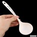 uxcell Plastic Kitchenware Round Sauce Porridge Gravy Soup Rice Ladle Spoon 6 Pcs Beige - B06XFQFZBW